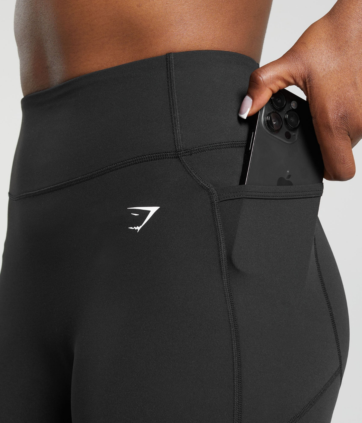 GYMSHARK Fonksiyonel Cepli Lifting Koyu Gri Tayt