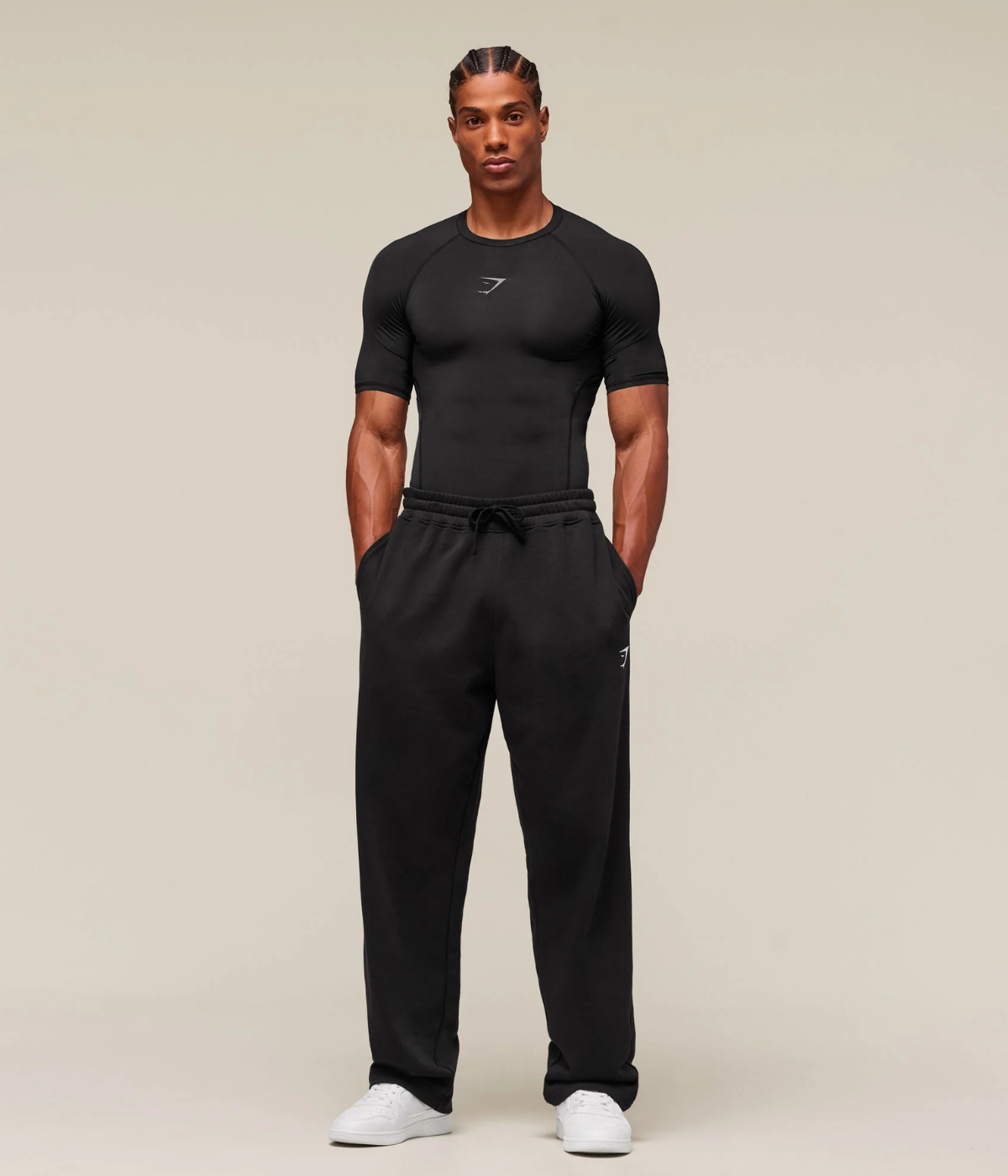 GYMSHARK Element Baselayer Kompresyon Gri Tişört