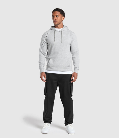 GYMSHARK Crest Kapüşonlu Kahverengi Sweatshirt