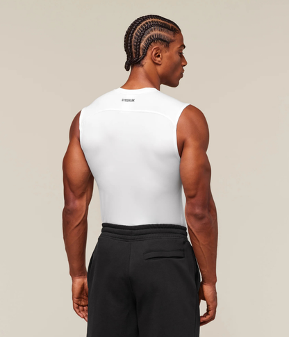 GYMSHARK Element Tank Siyah Spor Atleti