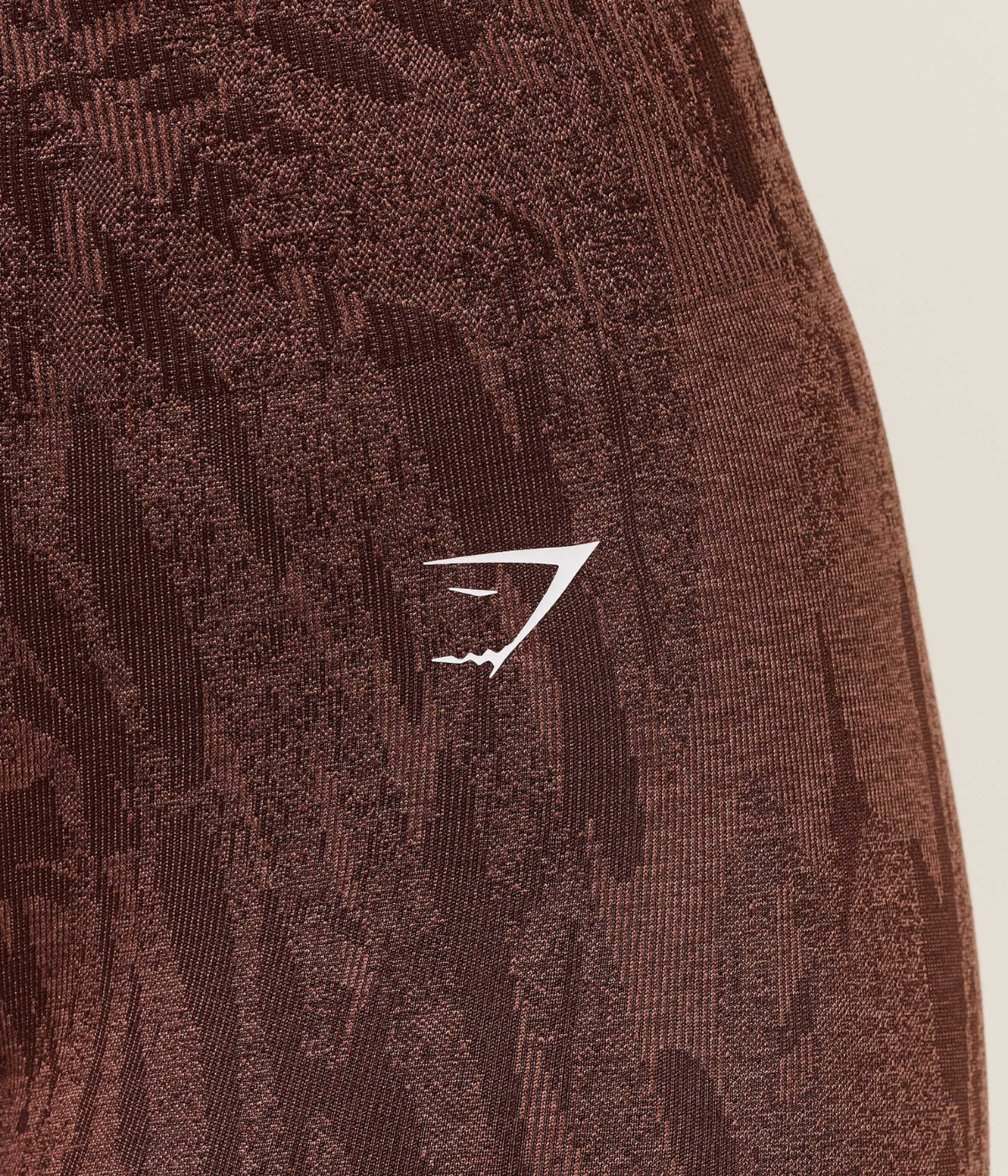 GYMSHARK Adapt Kamuflaj Dikişsiz Siyah Spor Tayt