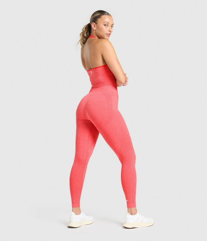 GYMSHARK Vital Halter Yaka Destekli Lacivert Spor Atlet