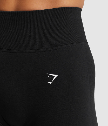 GYMSHARK Lift Dikişsiz Yeşil Spor Tayt Şort