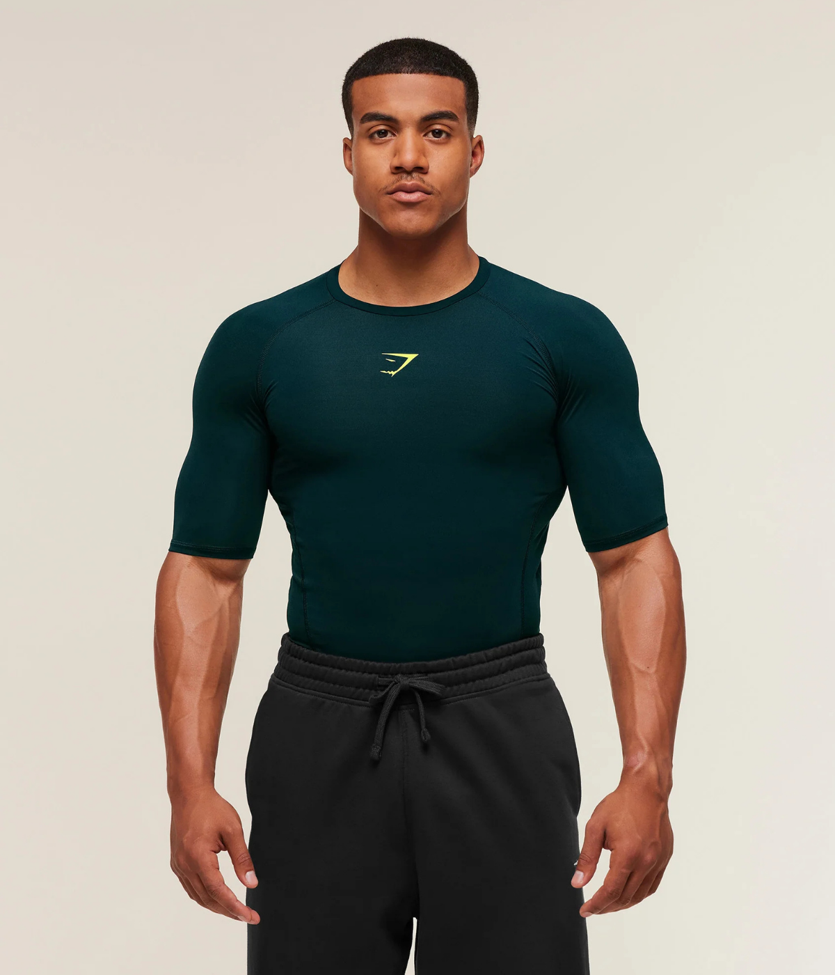 GYMSHARK Element Baselayer Kompresyon Gri Tişört