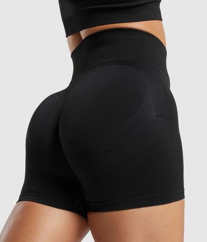 GYMSHARK Lift Dikişsiz Yeşil Spor Tayt Şort