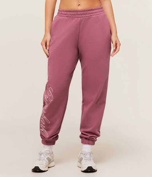 GYMSHARK Grafik Jogger Pembe Eşofman
