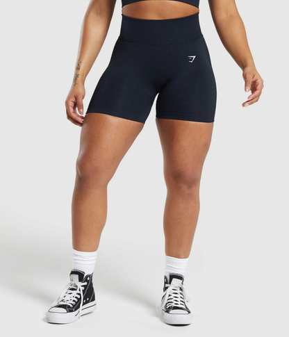 GYMSHARK Lift Dikişsiz Yeşil Spor Tayt Şort