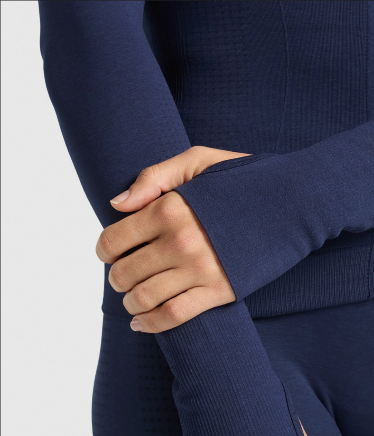 GYMSHARK Vital Sıkı Fit Kobalt Moru Tracktop