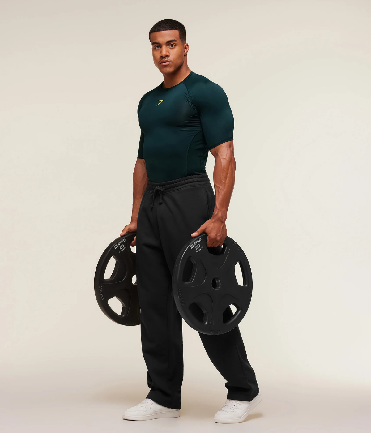 GYMSHARK Element Baselayer Kompresyon Gri Tişört