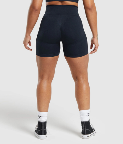 GYMSHARK Lift Dikişsiz Yeşil Spor Tayt Şort