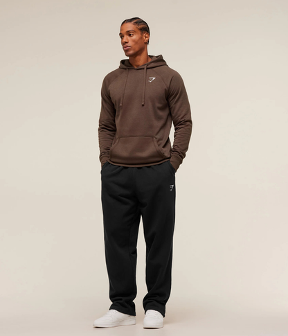 GYMSHARK Crest Kapüşonlu Kahverengi Sweatshirt