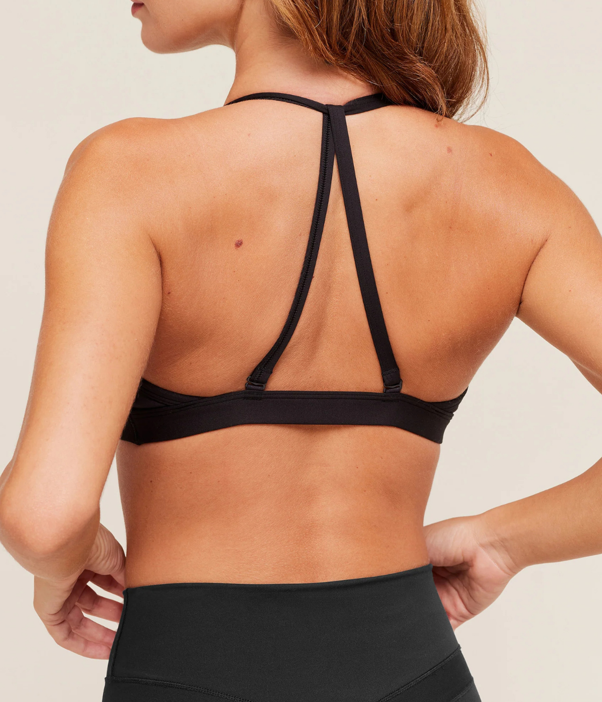 GYMSHARK Grafik Desenli Beyaz Spor Sütyeni