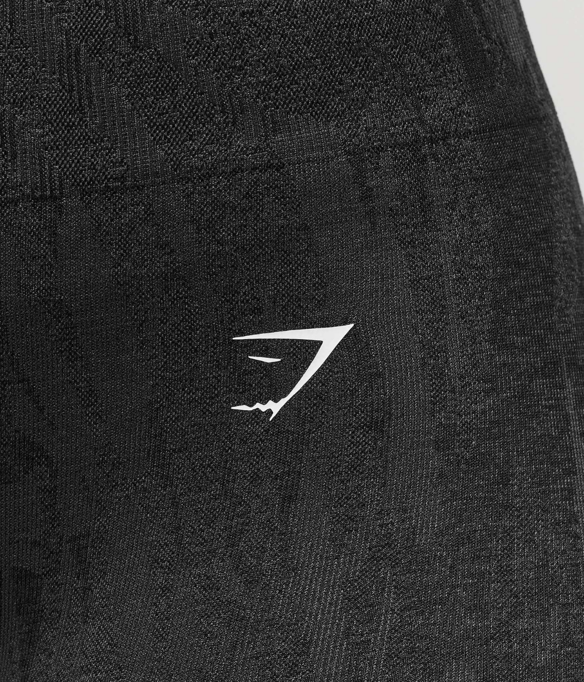 GYMSHARK Adapt Kamuflaj Dikişsiz Siyah Spor Tayt