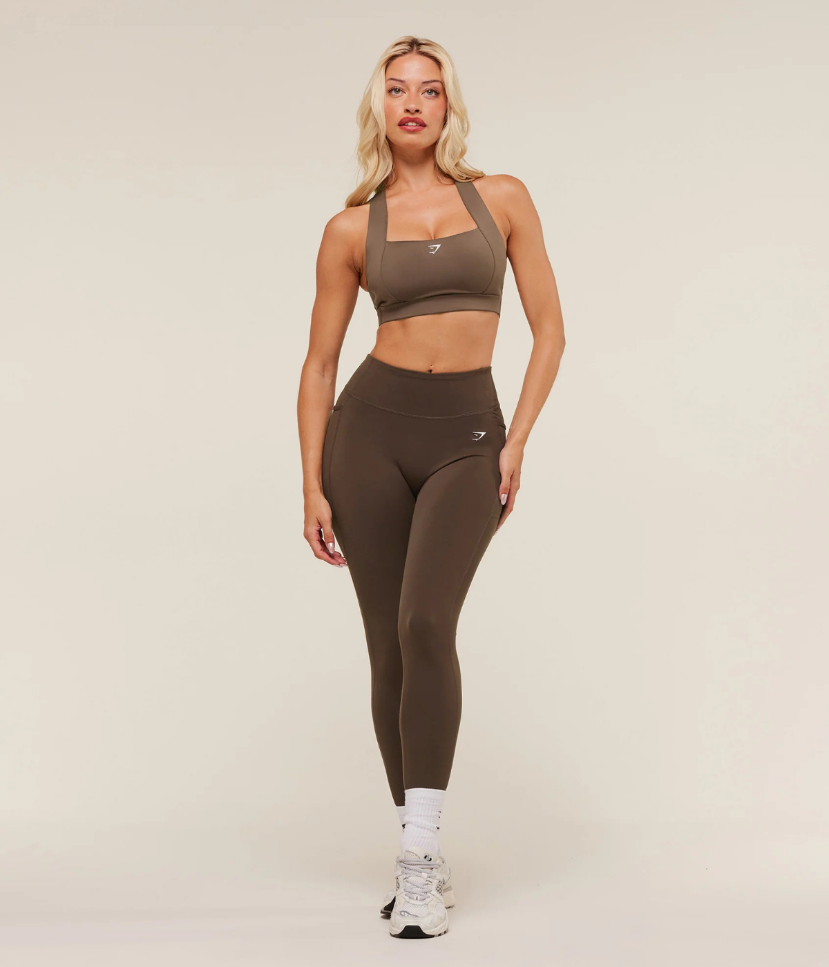 GYMSHARK Fonksiyonel Cepli Lifting Koyu Gri Tayt