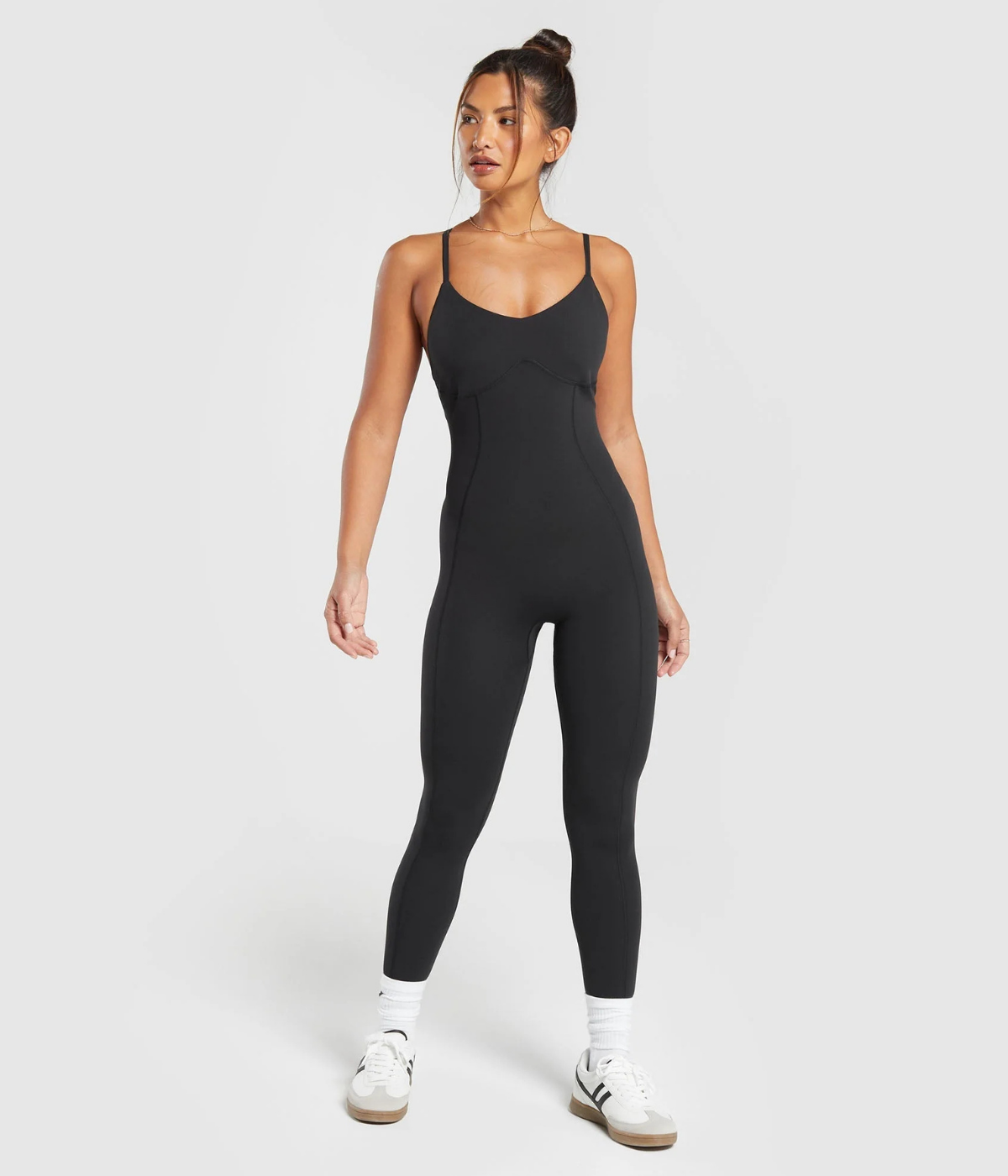 GYMSHARK Fit  Askılı Tayt Spor Tulum