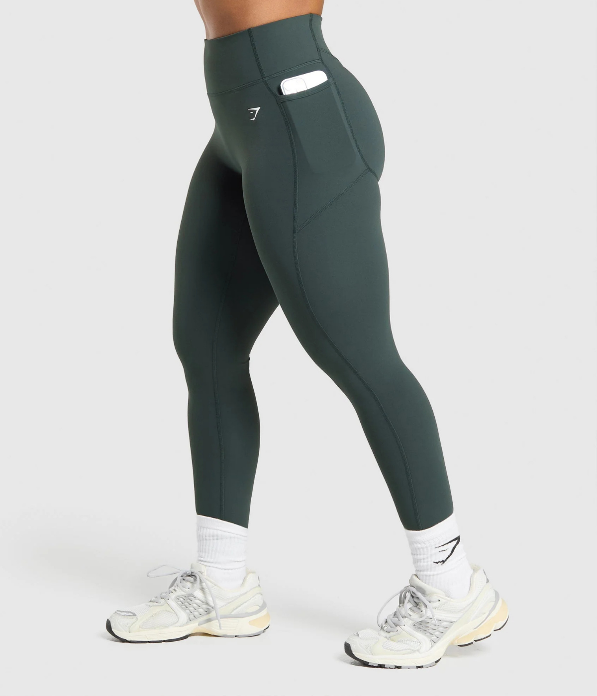 GYMSHARK Fonksiyonel Cepli Lifting Koyu Gri Tayt