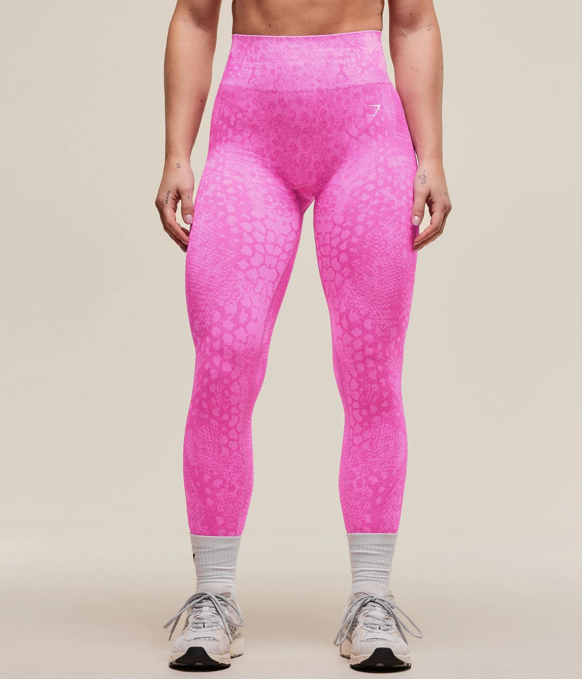 Adapt Animal X Whitney Dikişsiz Pembe Tayt