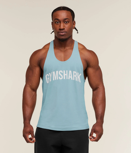 GYMSHARK Power Stringer Açık Mavi Spor Atleti