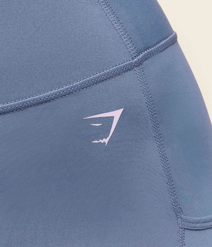 GYMSHARK Cepli Pembe Spor Tayt Şort