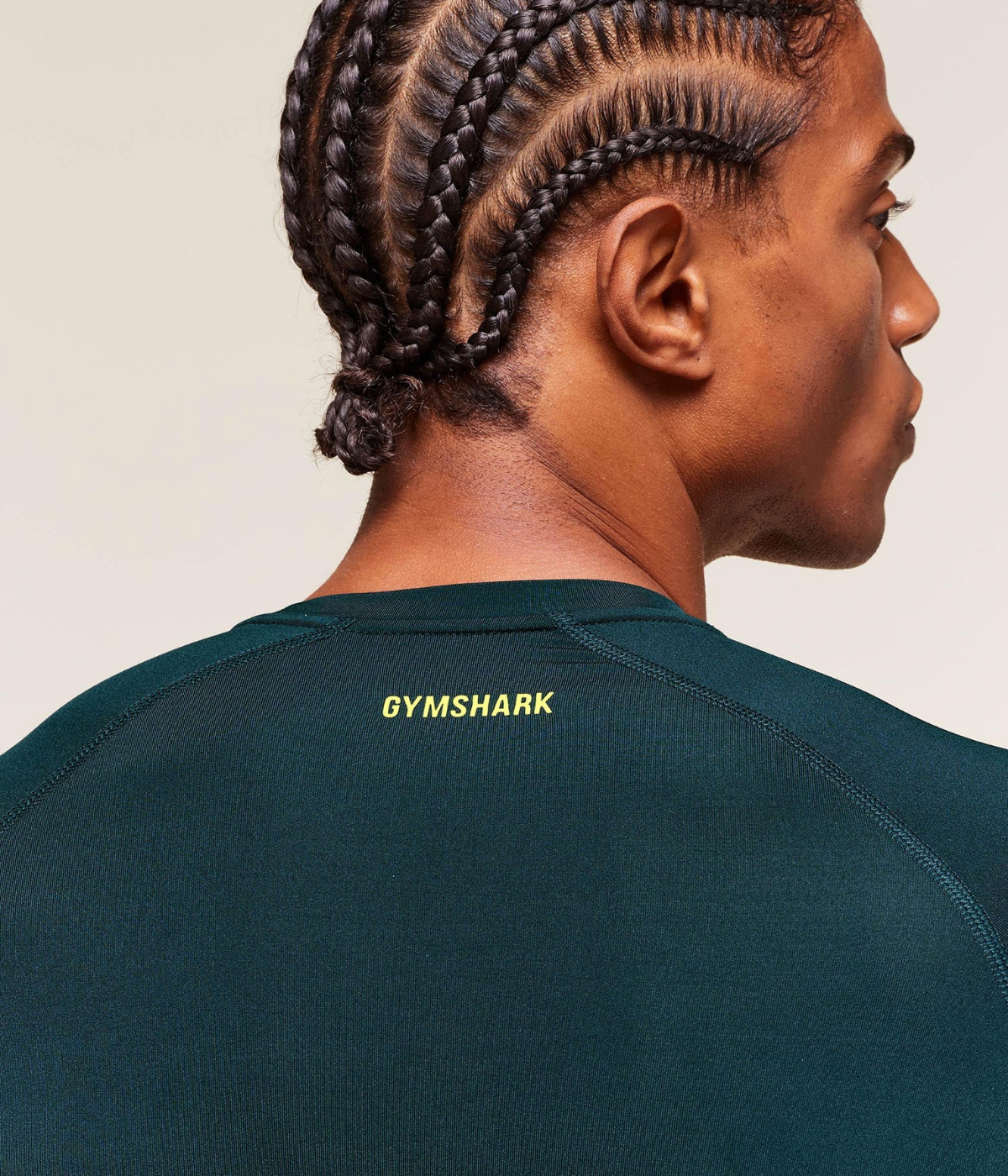 GYMSHARK Element Baselayer Uzun Kollu Beyaz Kompresyon Tişört