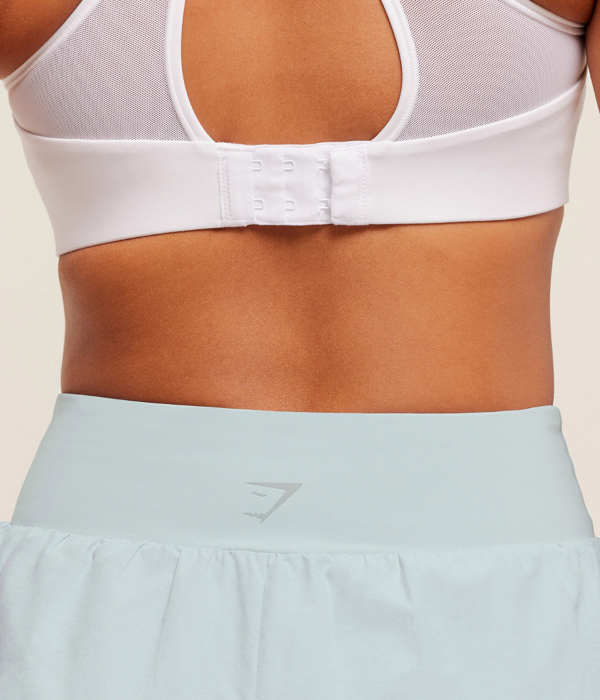 GYMSHARK 2 Katmanlı Sis Mavisi Koşu Şortu