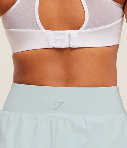 GYMSHARK 2 Katmanlı Sis Mavisi Koşu Şortu