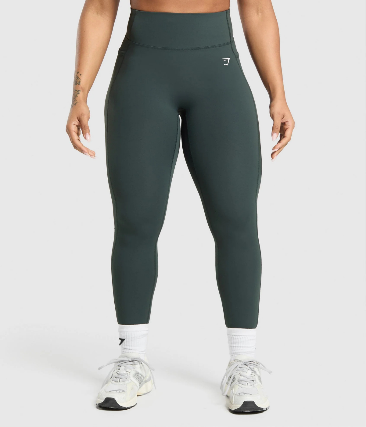 GYMSHARK Fonksiyonel Cepli Lifting Koyu Gri Tayt