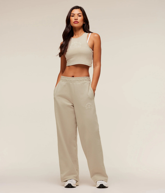 GYMSHARK Fitness Nakışlı Grafik Geniş Paça Jogger Pantolon