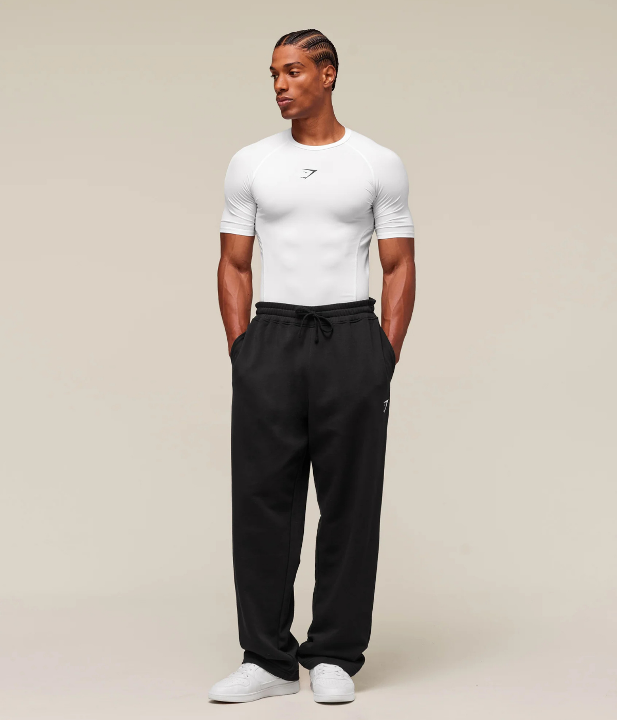 GYMSHARK Element Baselayer Kompresyon Gri Tişört