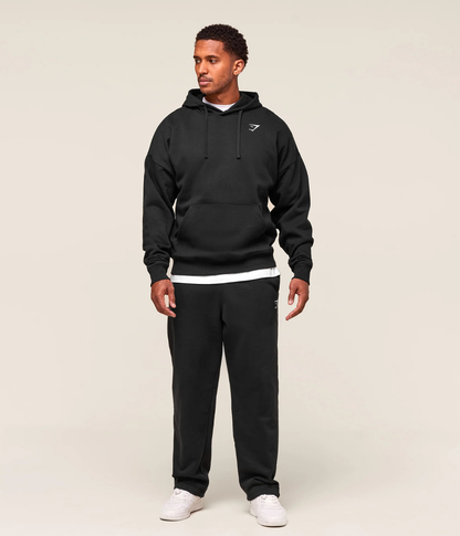 GYMSHARK Crest Oversize Açık Gri Sweatshirt