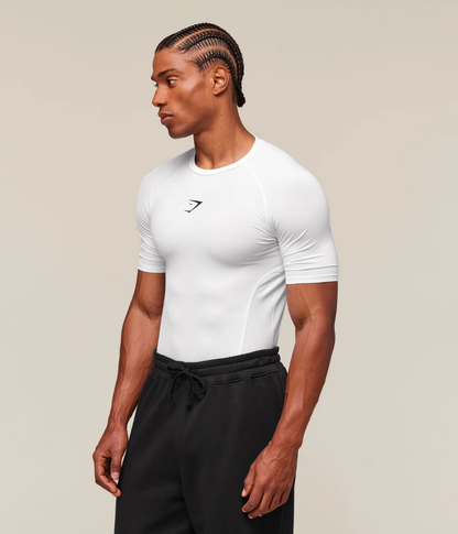 GYMSHARK Element Baselayer Kompresyon Gri Tişört