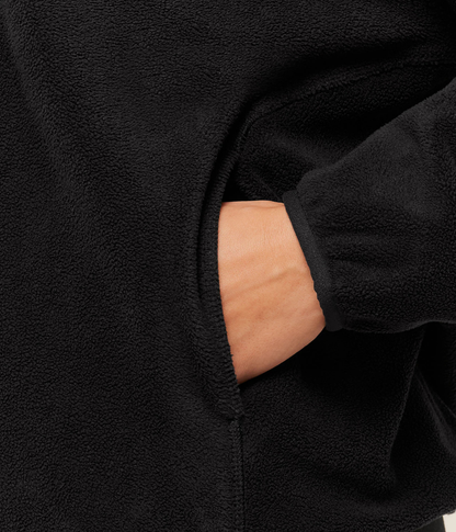 GYMSHARK Polar Çeyrek Fermuarlı Siyah Sweat