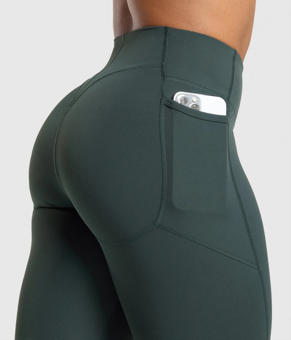 GYMSHARK Fonksiyonel Cepli Lifting Koyu Gri Tayt