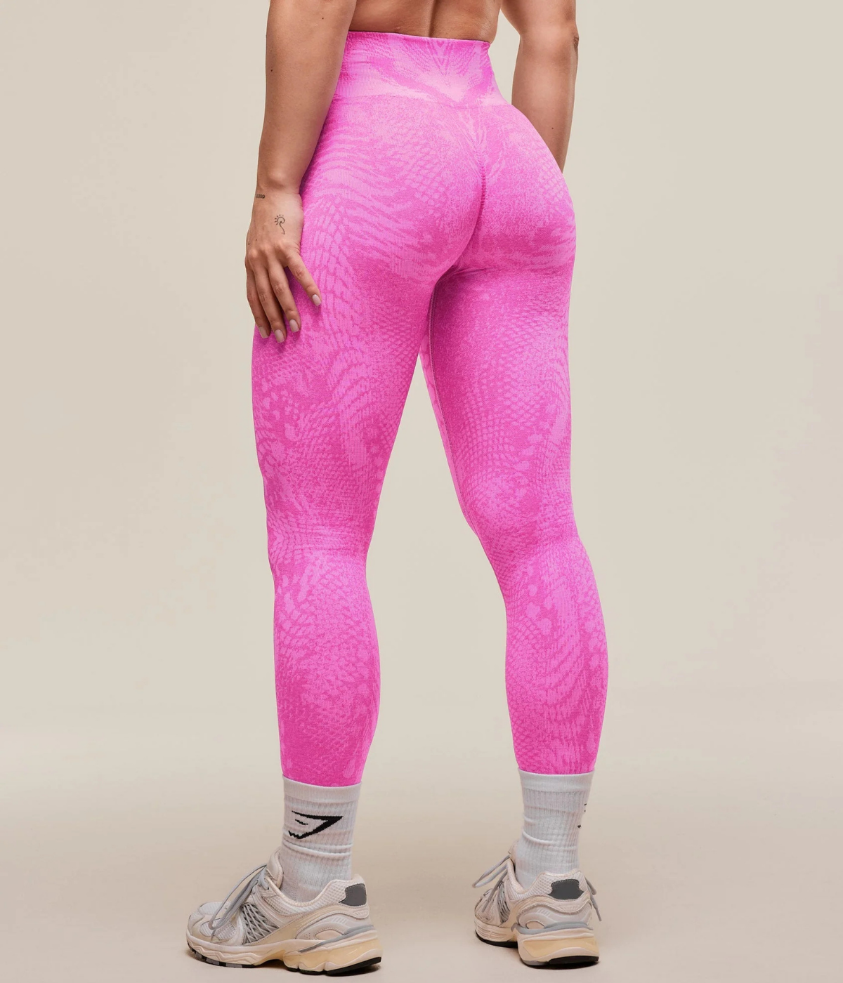 Adapt Animal X Whitney Dikişsiz Pembe Tayt