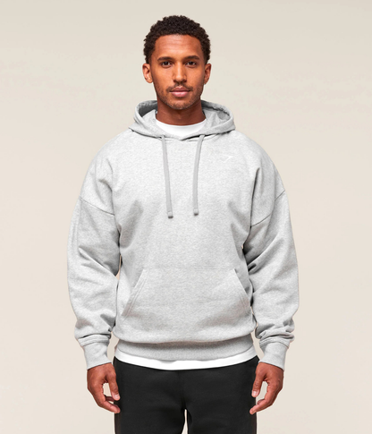 GYMSHARK Crest Oversize Açık Gri Sweatshirt