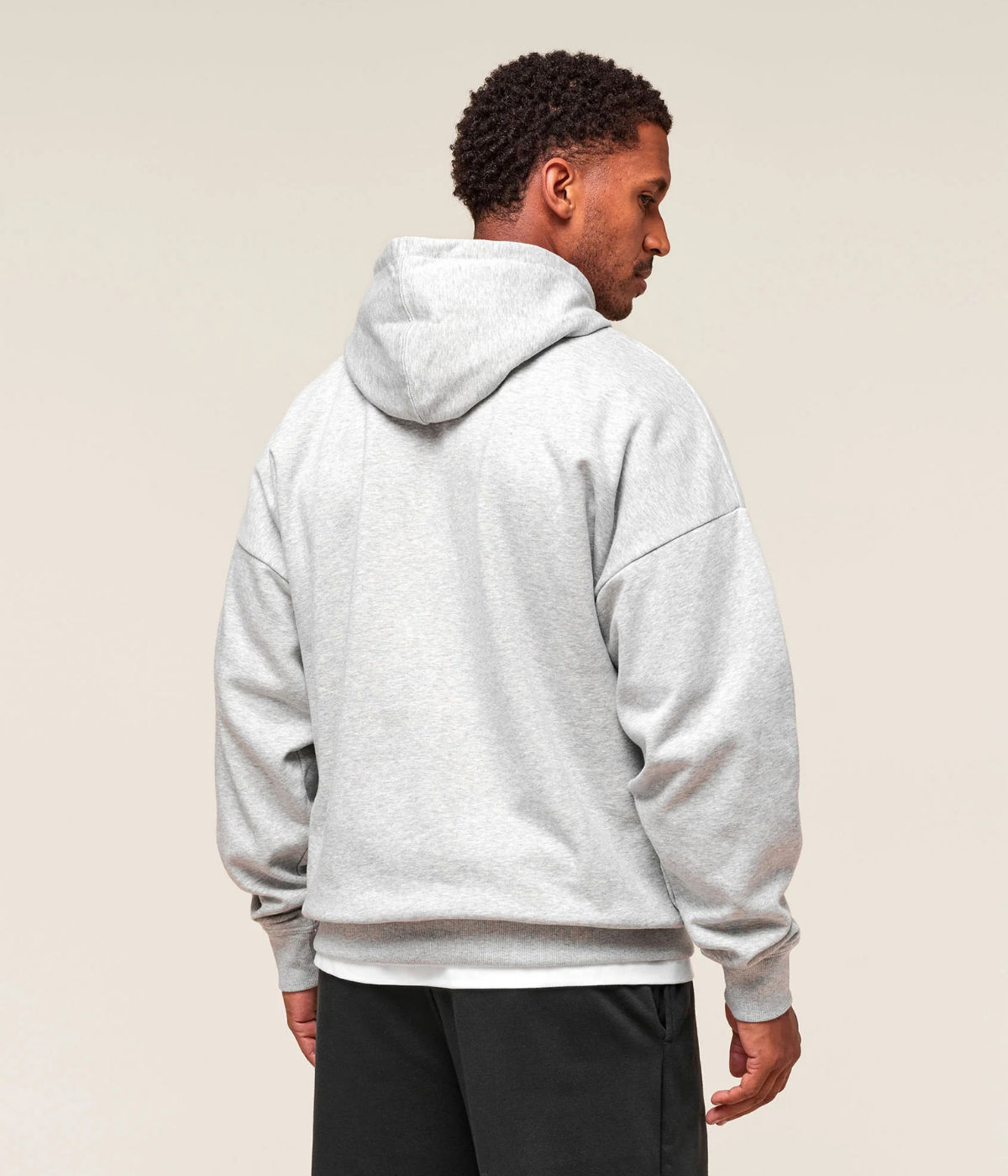 GYMSHARK Crest Oversize Açık Gri Sweatshirt