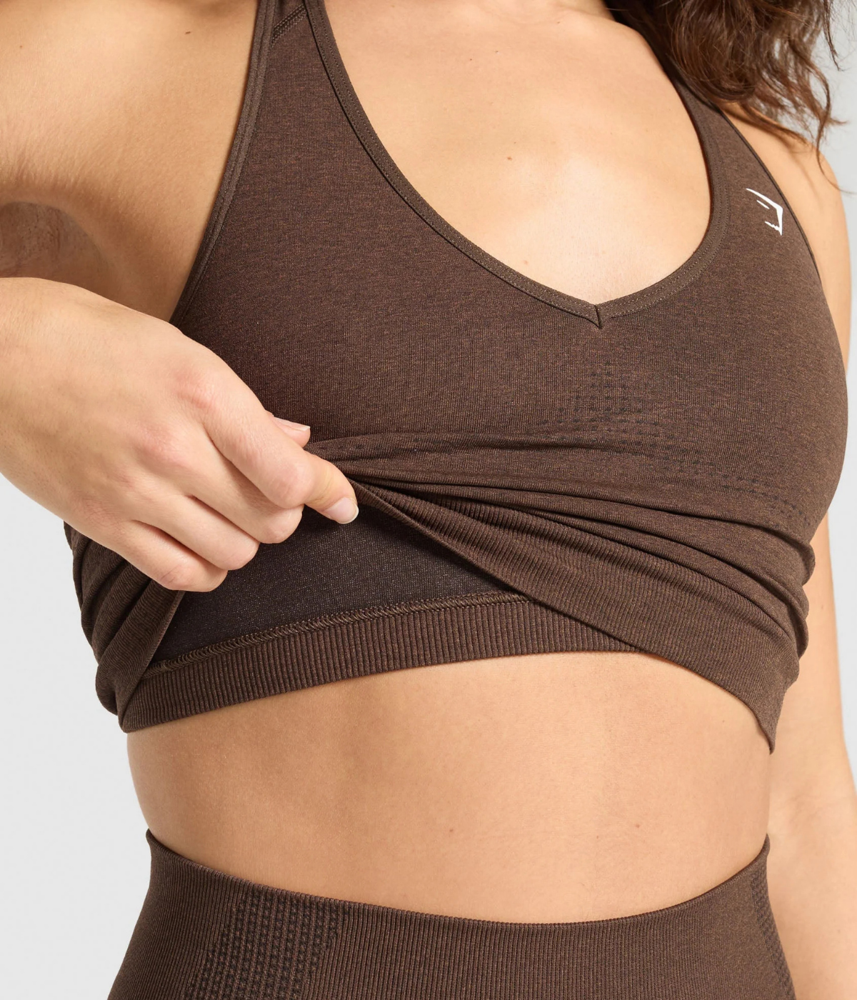 GYMSHARK Vital Halter Yaka Destekli Lacivert Spor Atlet