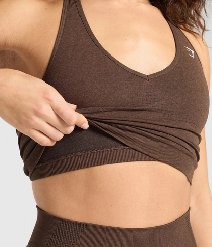 GYMSHARK Vital Halter Yaka Destekli Lacivert Spor Atlet