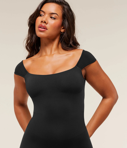 GYMSHARK Soft Sculpt Kısa Kollu Tek Parça Spor Tulum