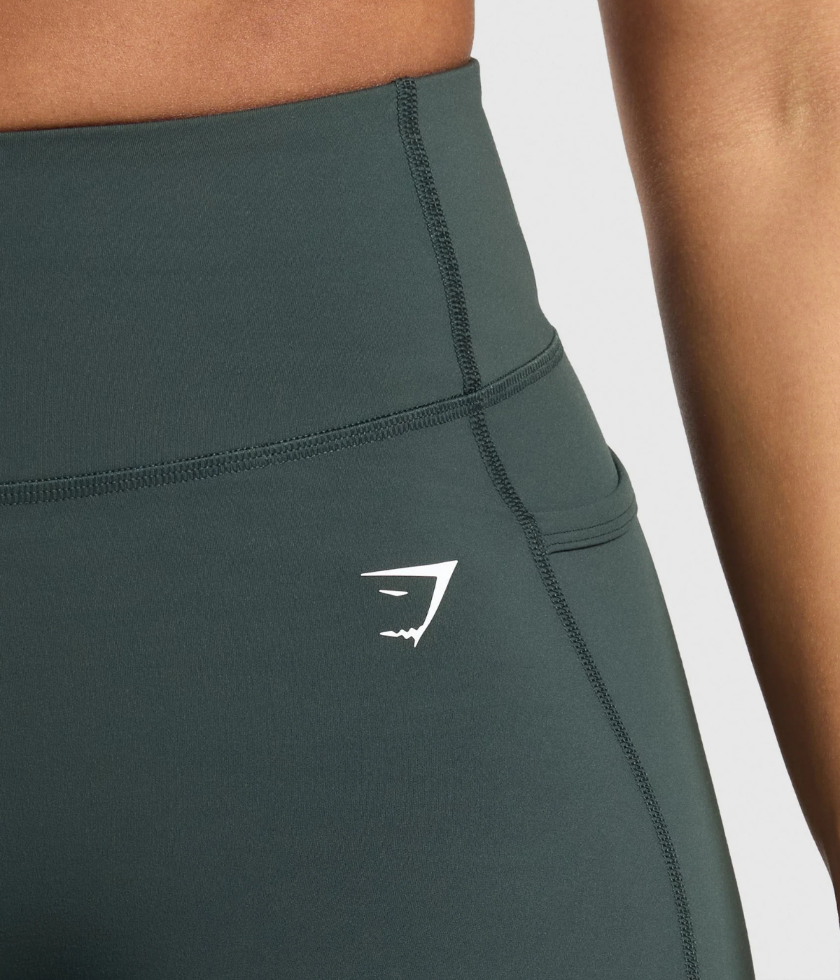 GYMSHARK Fonksiyonel Cepli Lifting Koyu Gri Tayt