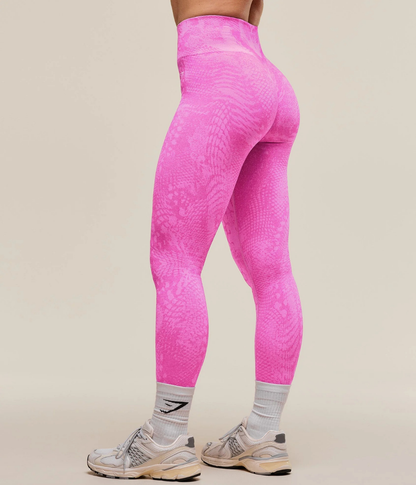 Adapt Animal X Whitney Dikişsiz Pembe Tayt