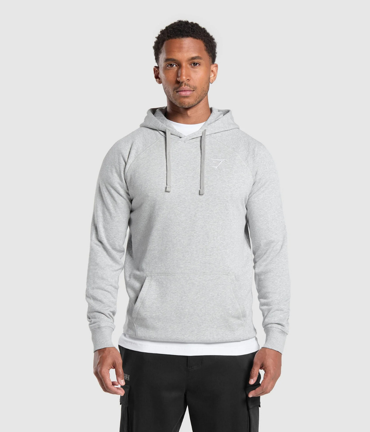 GYMSHARK Crest Kapüşonlu Kahverengi Sweatshirt
