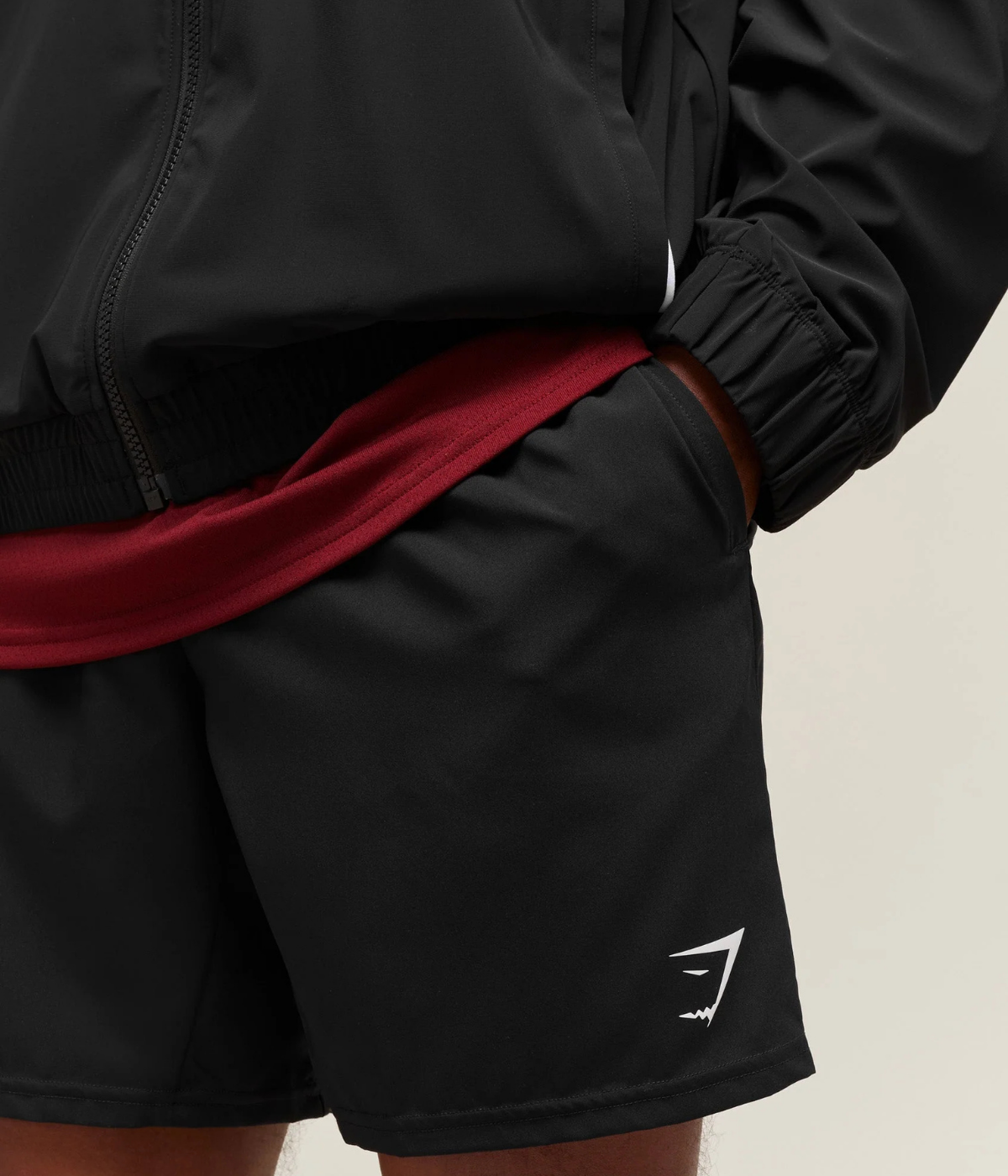 GYMSHARK Arrival 7" Siyah Şort