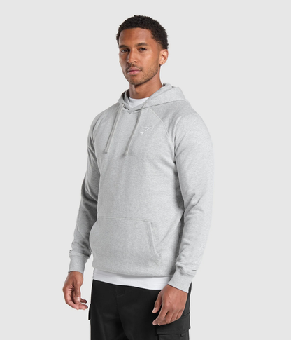 GYMSHARK Crest Kapüşonlu Kahverengi Sweatshirt