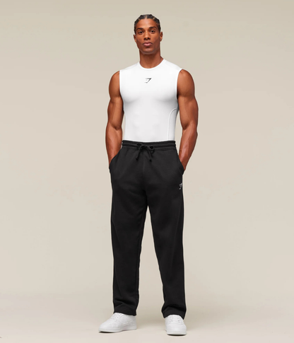 GYMSHARK Element Tank Siyah Spor Atleti